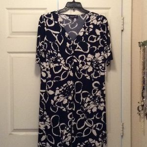 Blue and white dress by jones New York